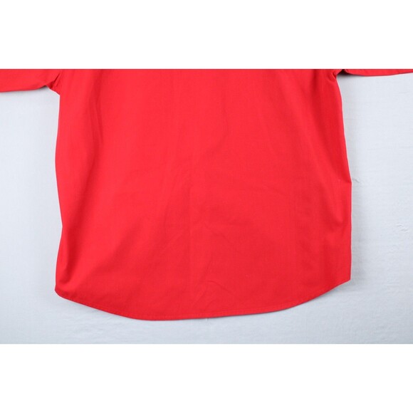 Cafe Pilon Extreme Espresso Coffee Button Shirt Red Size Medium Promo Employee - Picture 12 of 16